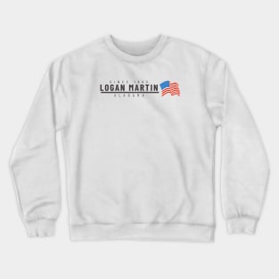 Logan Martin USA - dark text Crewneck Sweatshirt